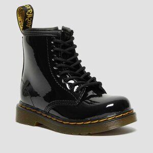 Doc Martens Toddler Boot in Black Patent